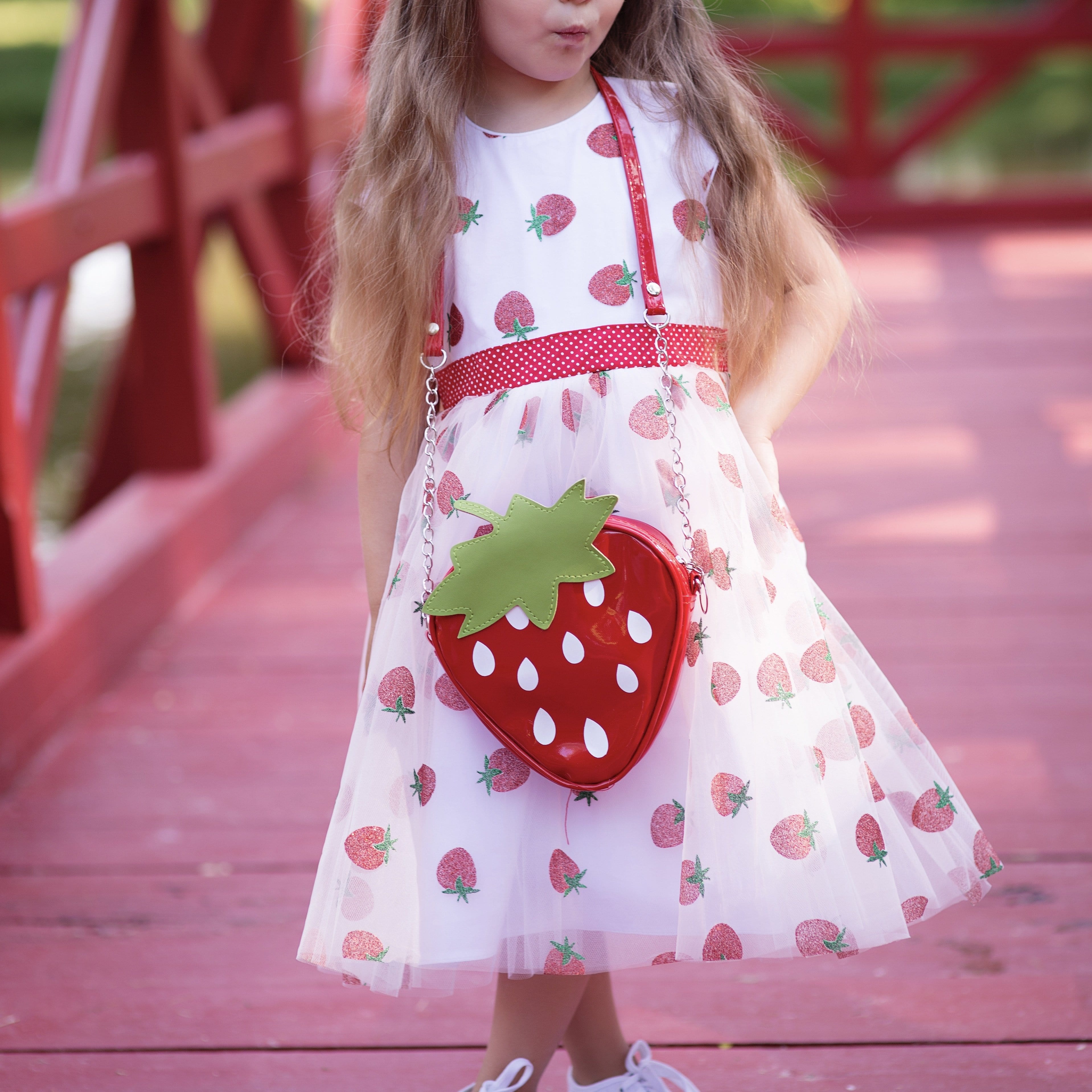 DAGA STRAWBERRY PARTY DRESS