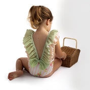 MEIA PATA - Ibiza Peaches Print Swimsuit