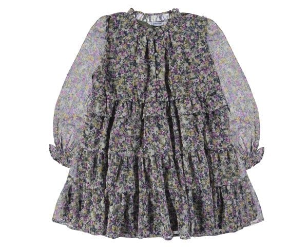 MAYORAL - Floral Dress - Lilac