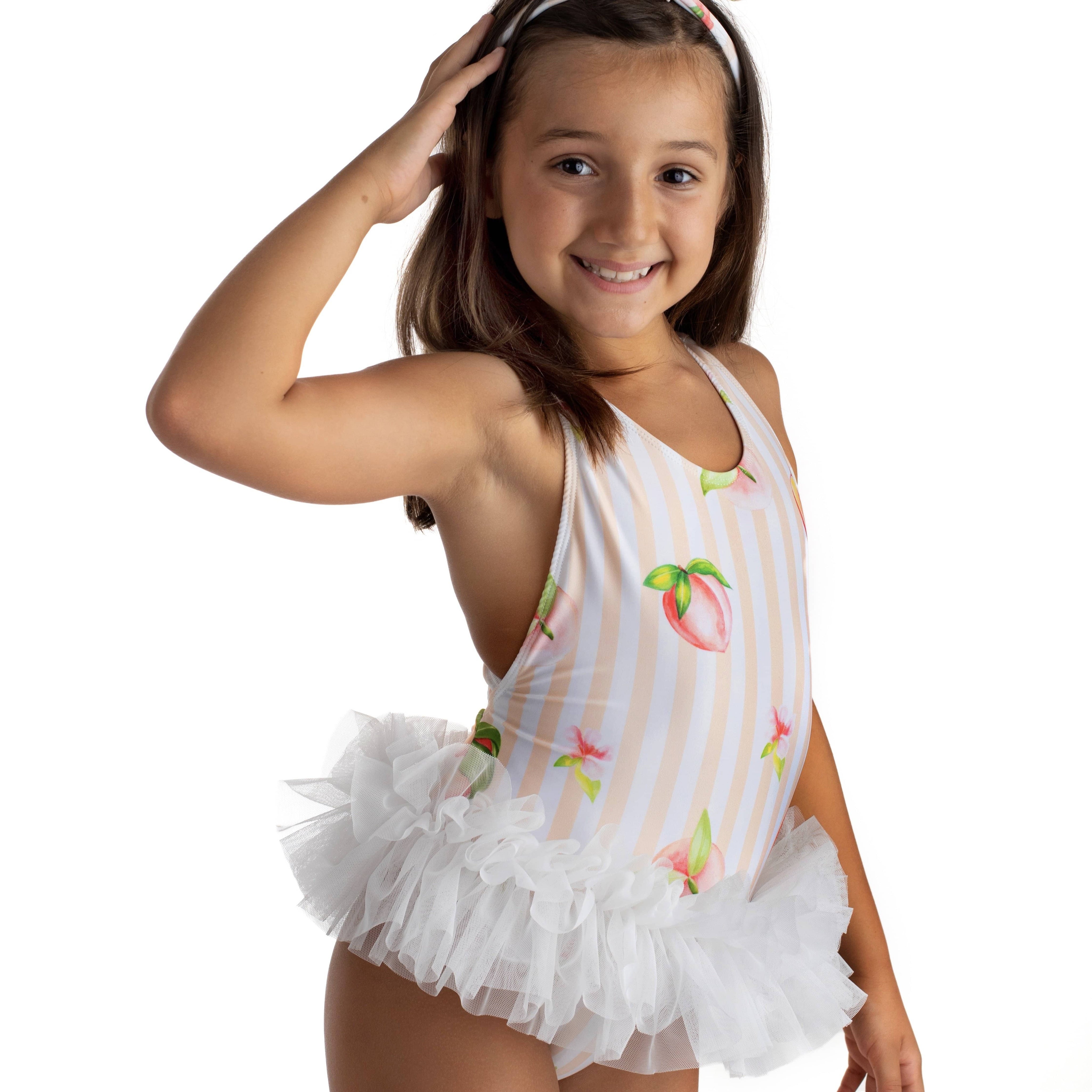 MEIA PATA - Tenerife Peaches Print Swimsuit