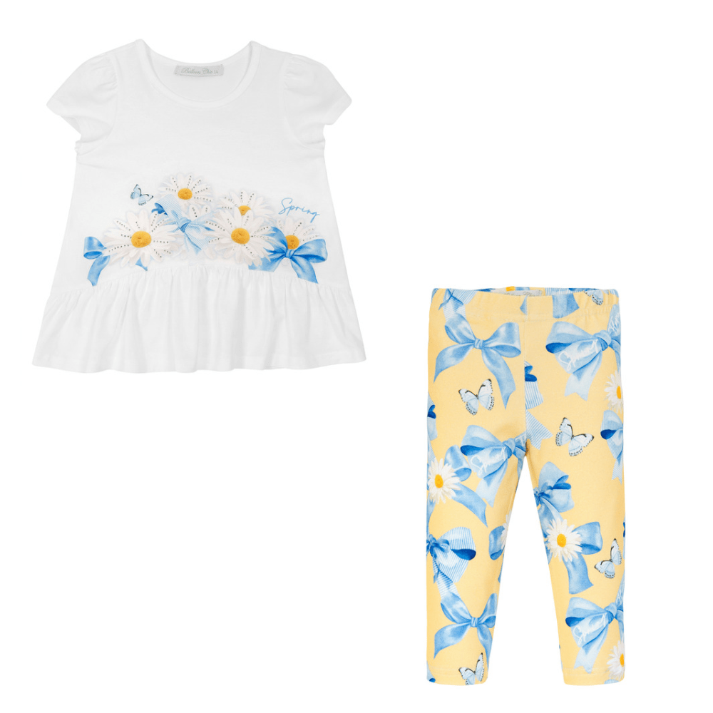BALLOON CHIC - Daisy Legging Set  - Yellow
