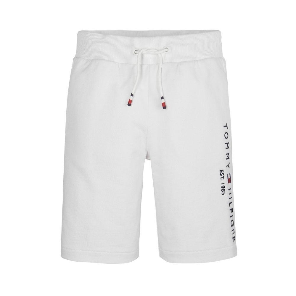 TOMMY HILFIGER - Essential Sweatshorts - White