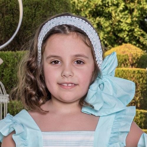 BABINE - Tie Hairband - Turquoise