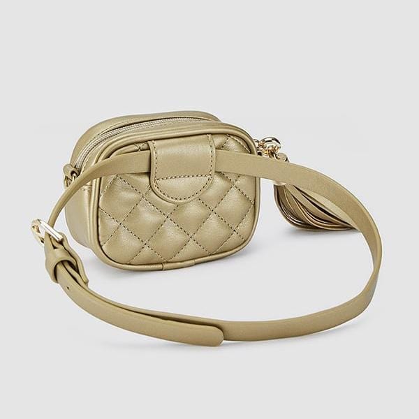 ABEL & LULA - Quilted Mini Bag - Gold