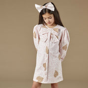 A DEE - Paloma Large Bow Dress - Pale Pink