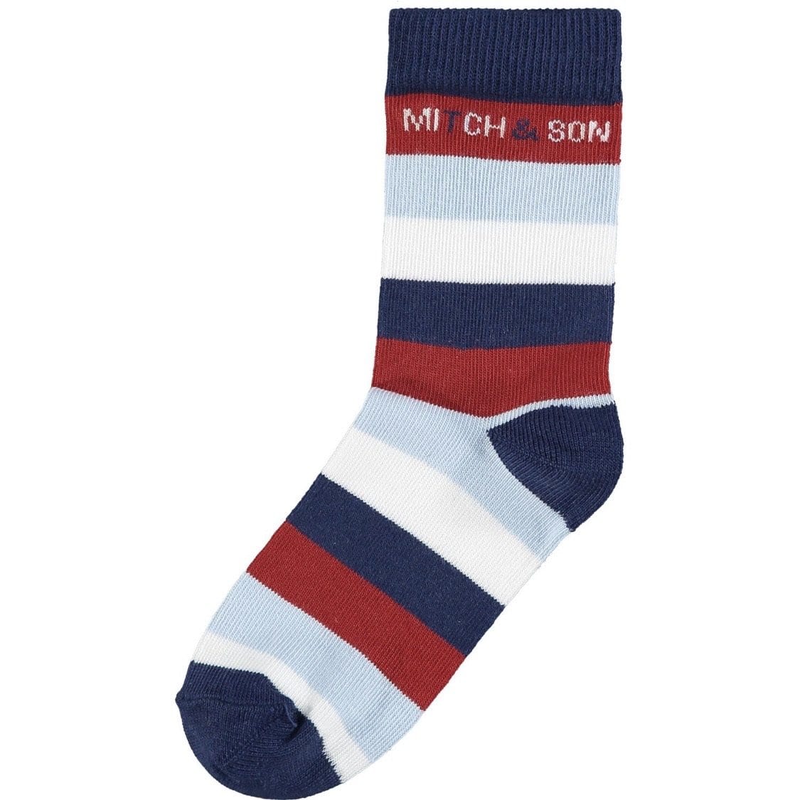 MITCH & SON - Stripe Socks - Red