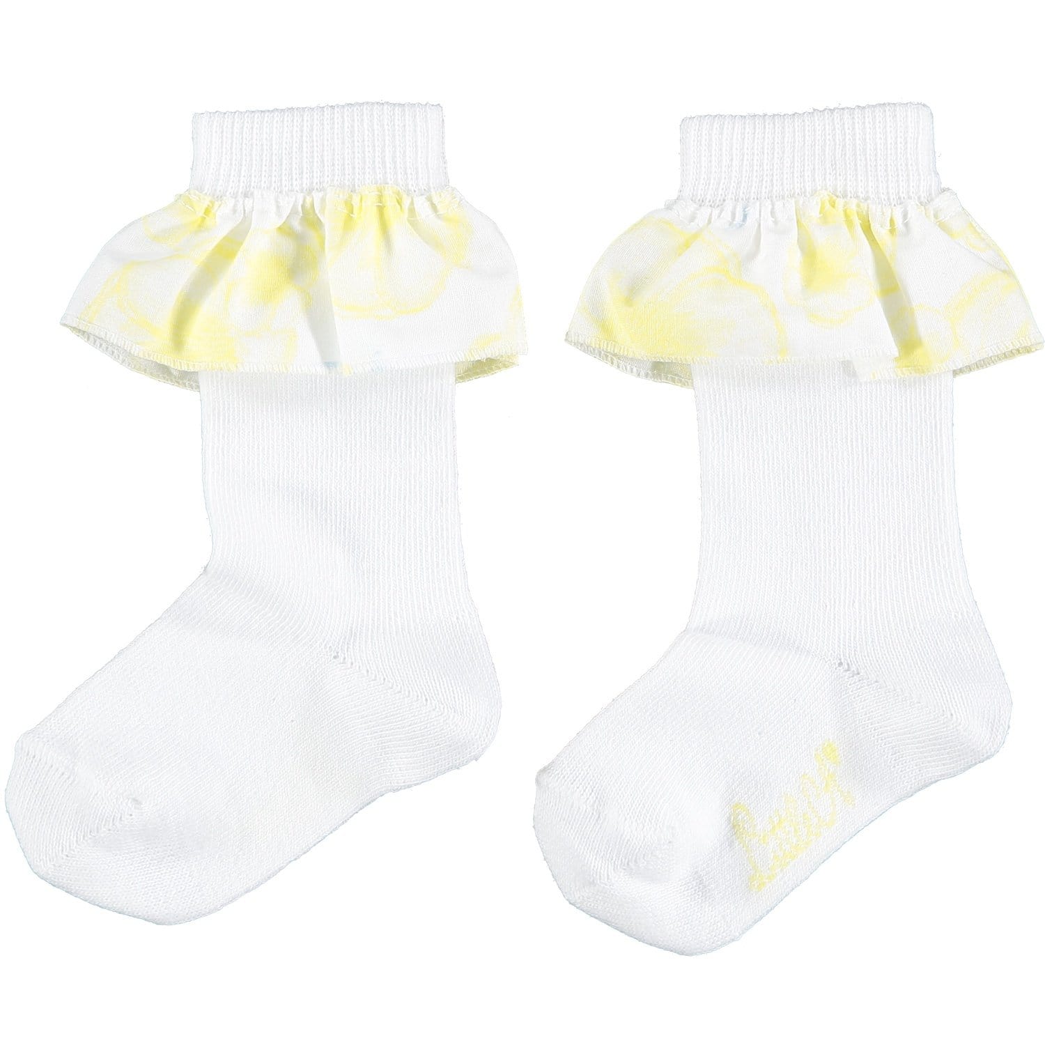 LITTLE A - Chanelle Knee High Sock - Lemon