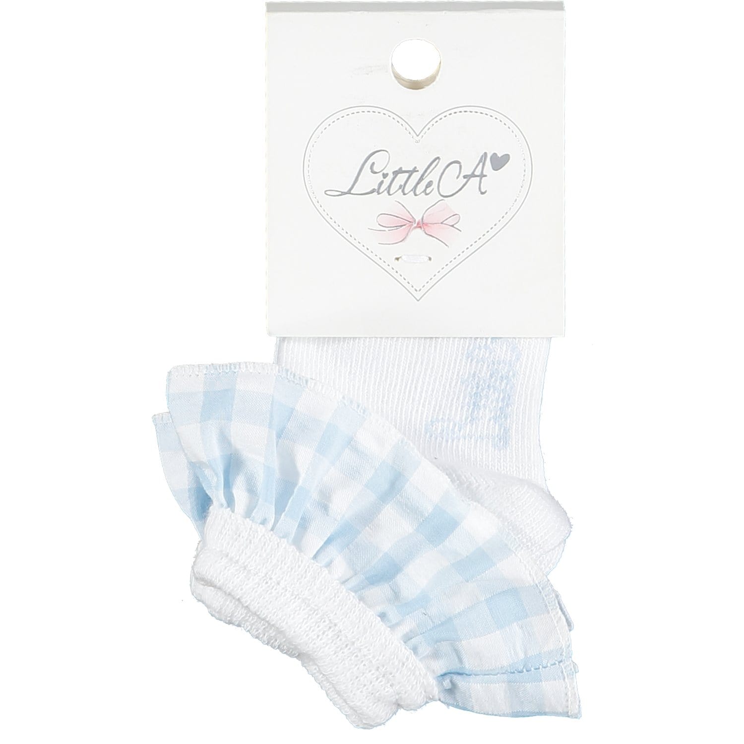 LITTLE A - Crystal Ankle Sock - Blue