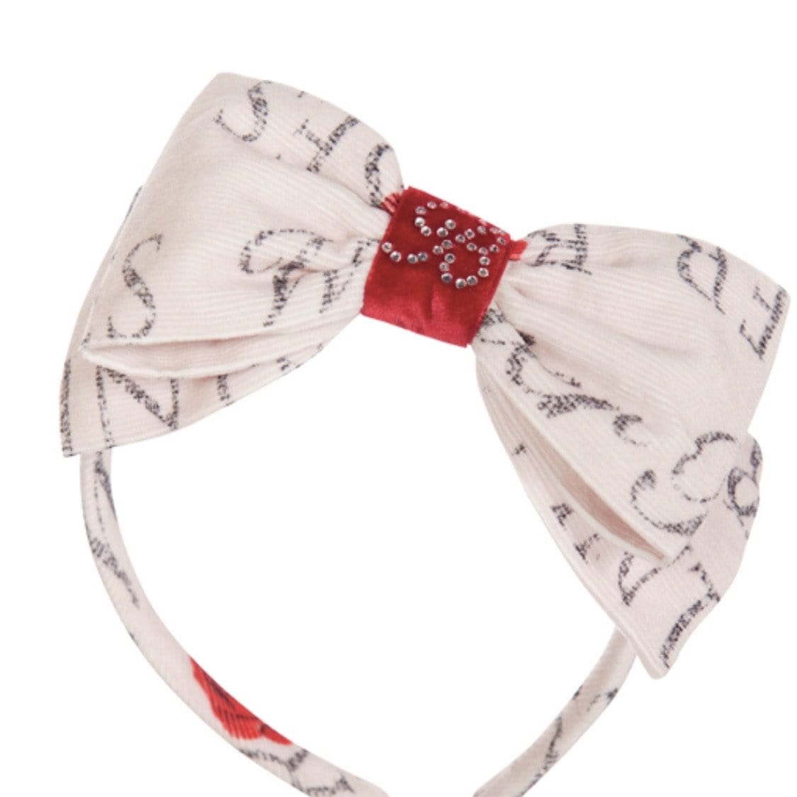 BALLOON CHIC  RED ROSE HAIRBAND