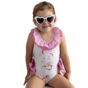 MEIA PATA - Formentera Unicorn Print swimsuit