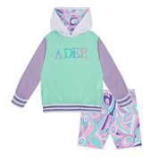 A DEE - Nellie Popping Pastels Hoody Cycle Set- Mint