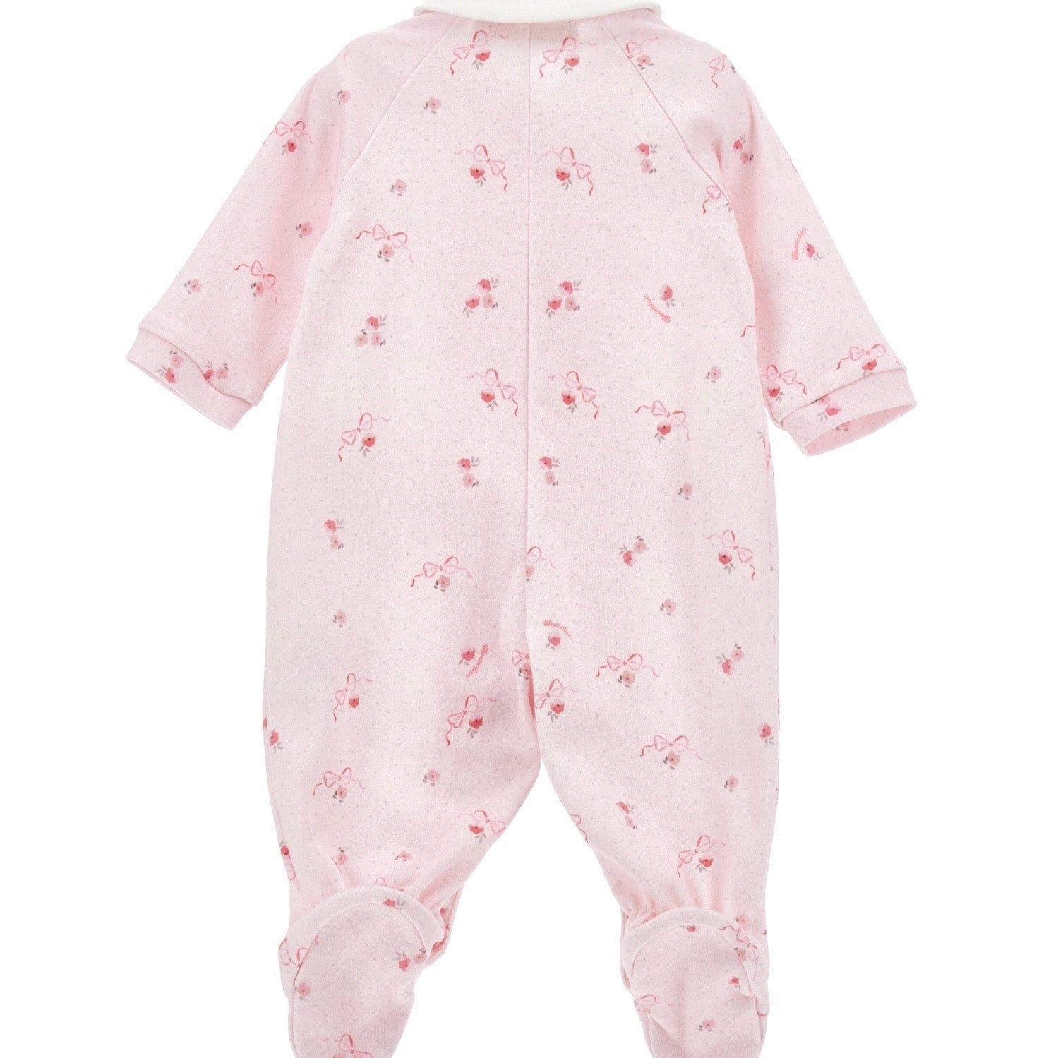 MONNALISA - Heart Babygrow  - Pink