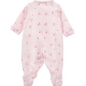 MONNALISA - Heart Babygrow  - Pink