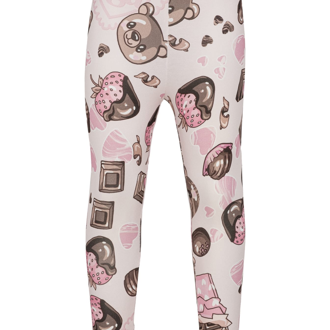 Daga - Chocolate Teddy Leggings Set - Pink