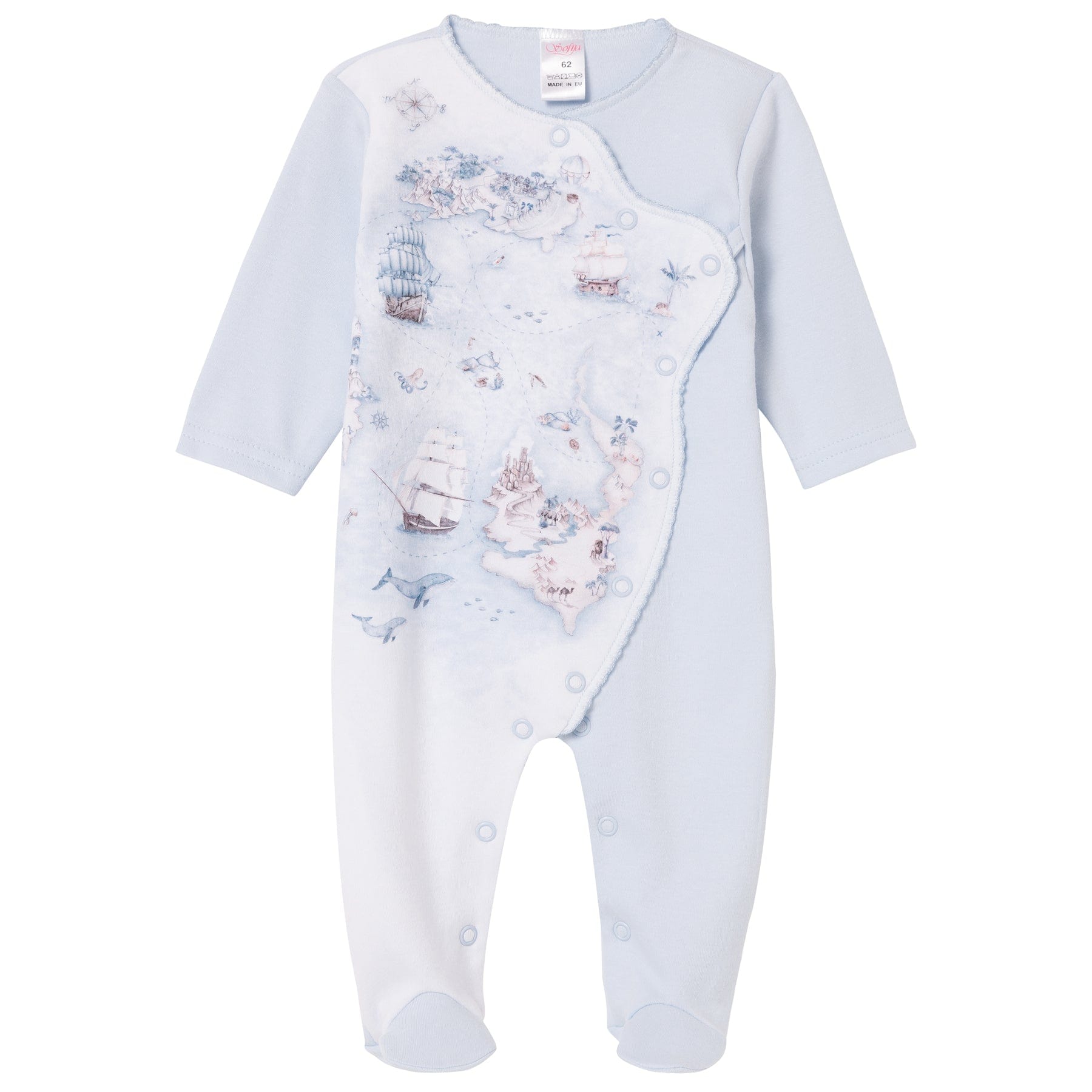 SOFIJA - Traveler Babygrow - Blue