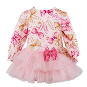 Daga - Pretty In Pink Two Bow Dress - Pink