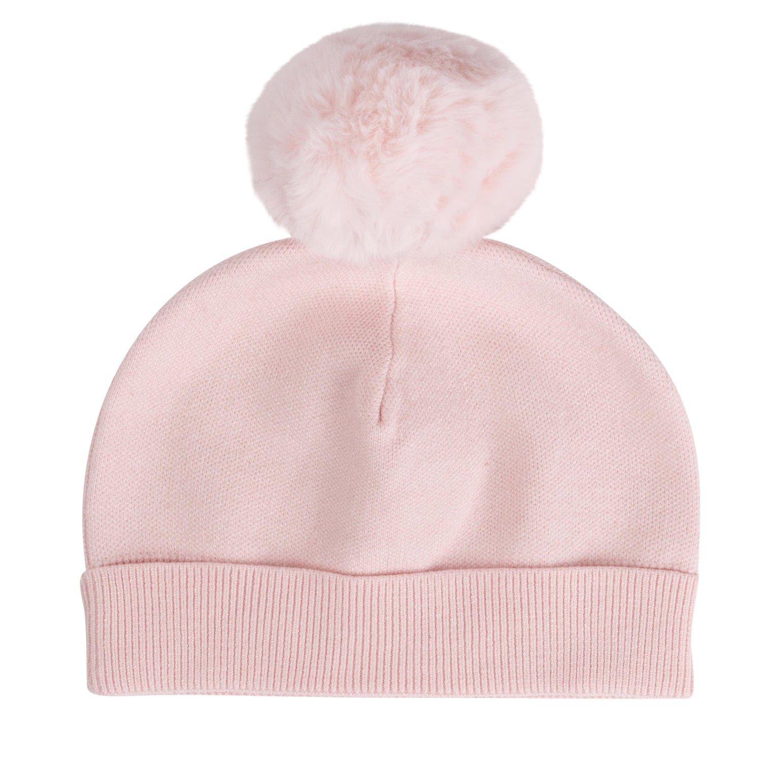 A DEE - Abstract Teddy Sabrina Knitted Pom Pom Teddy Hat - Baby Pink