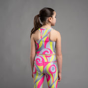 BONINI BY A DEE - Ignite & Sprint Printed Racer Back Top & Printed Legging - Hot Pink
