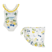 MONNALISA - Holiday Mood Swimsuit Set - White