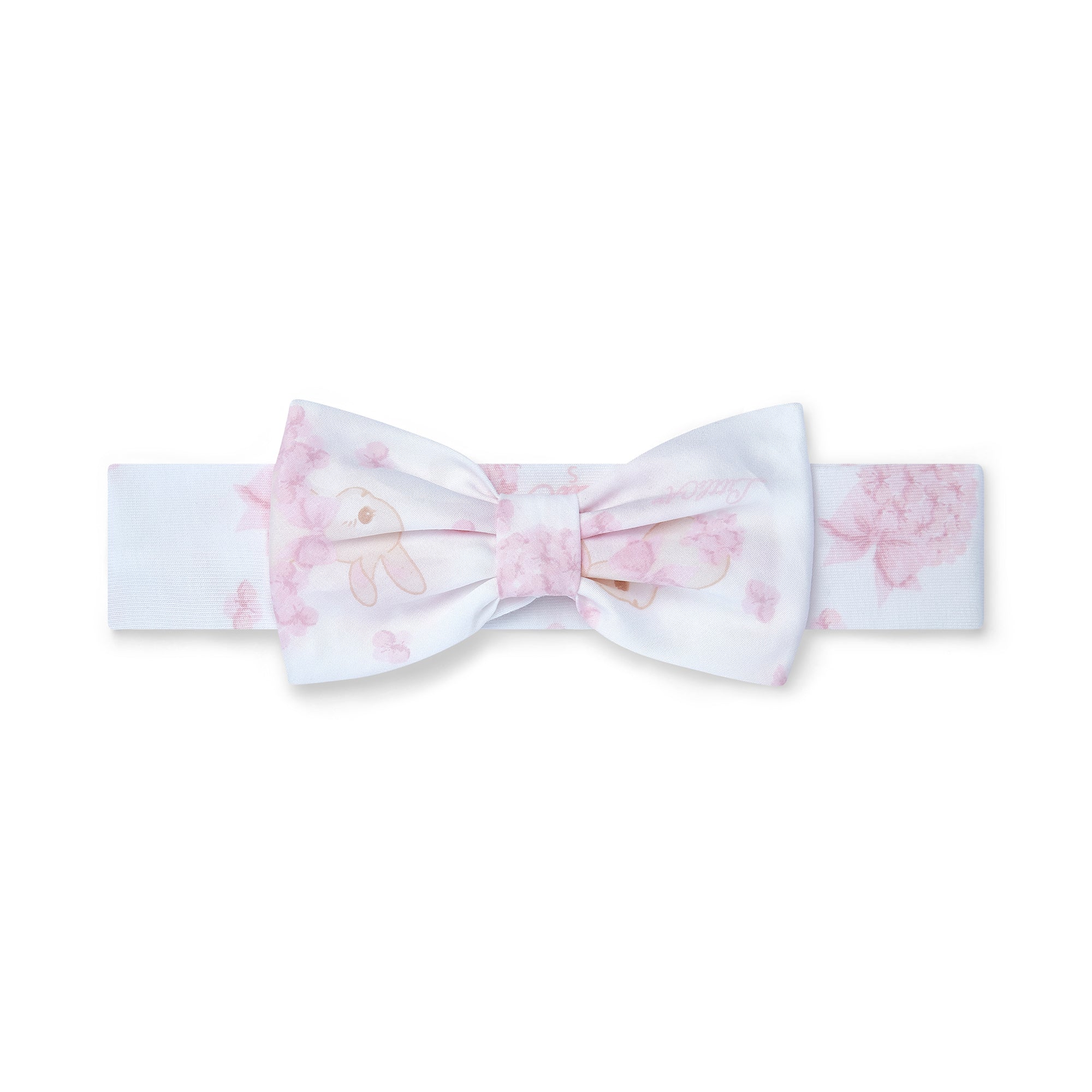 LITTLE A - Ava Bow Headband - Bright White