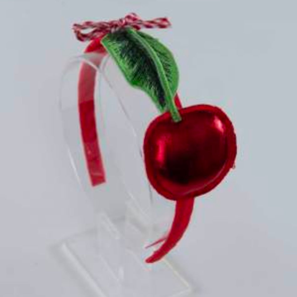 Daga - Fluffy Cherries Hairband - Red