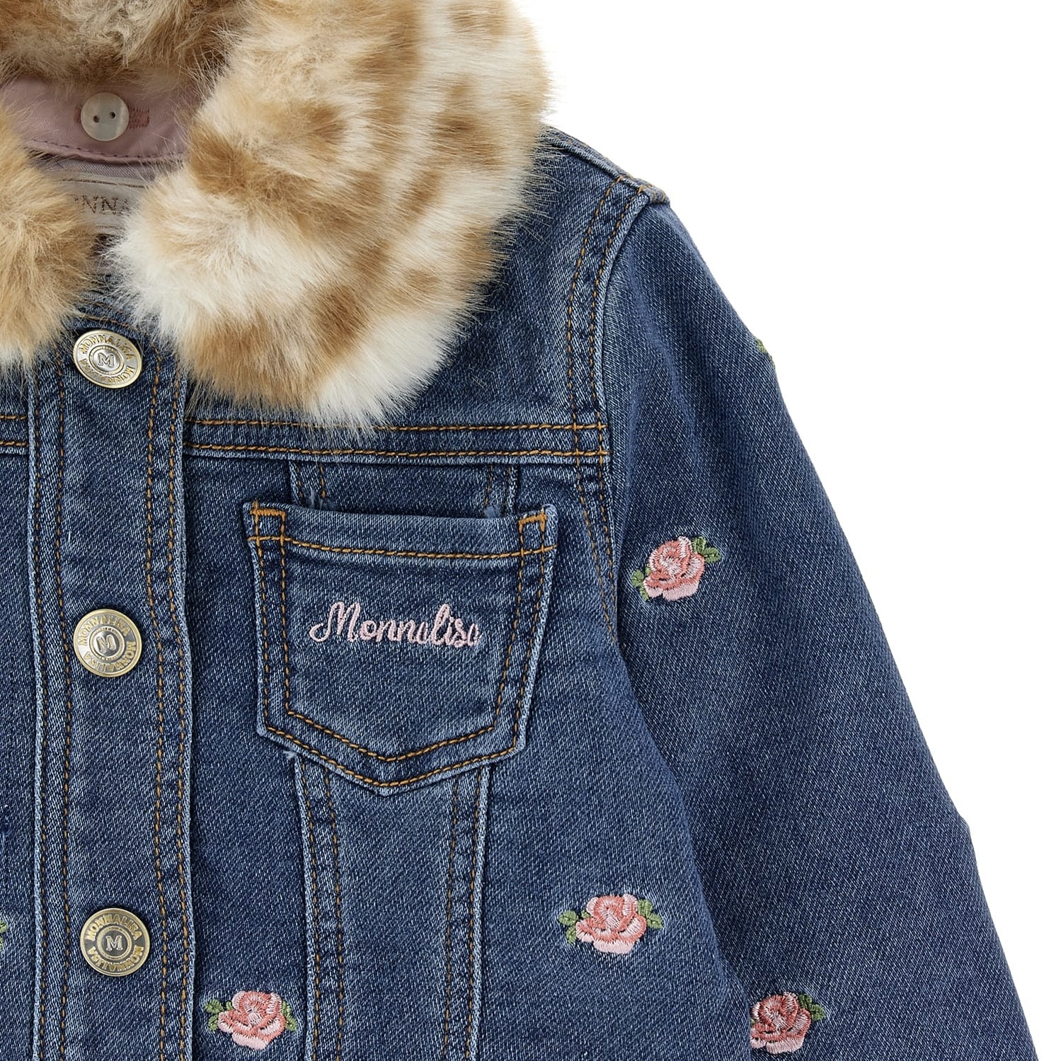 MONNALISA - Rose Jacket - Denim