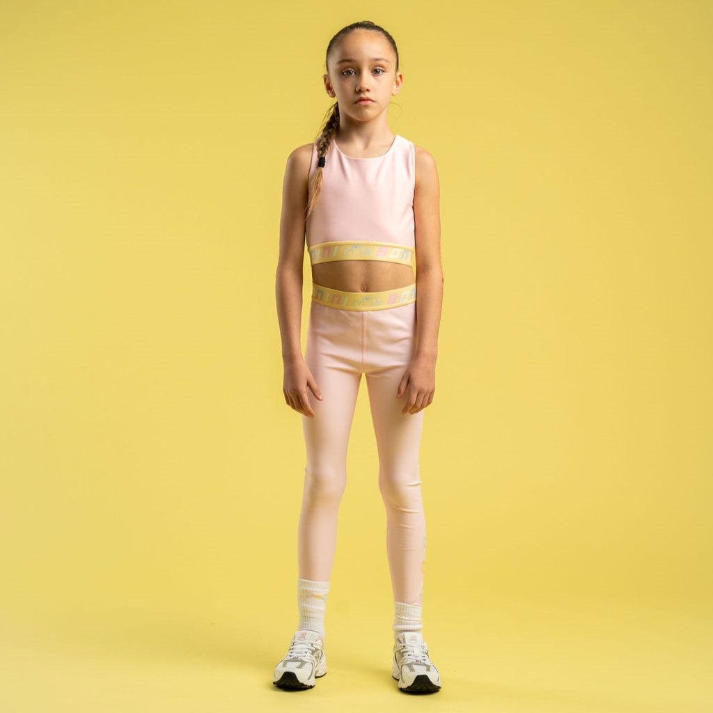 BONINI BY A DEE - Logo Legging Inspire & Colourblock Crop Top Flex - Fairy Pink