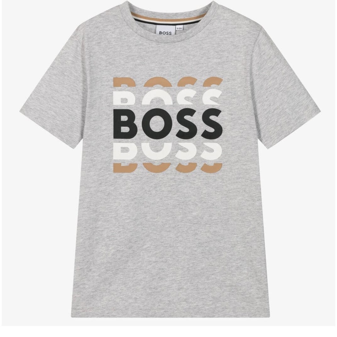 BOSS - Mini Me T-Shirt -  Grey