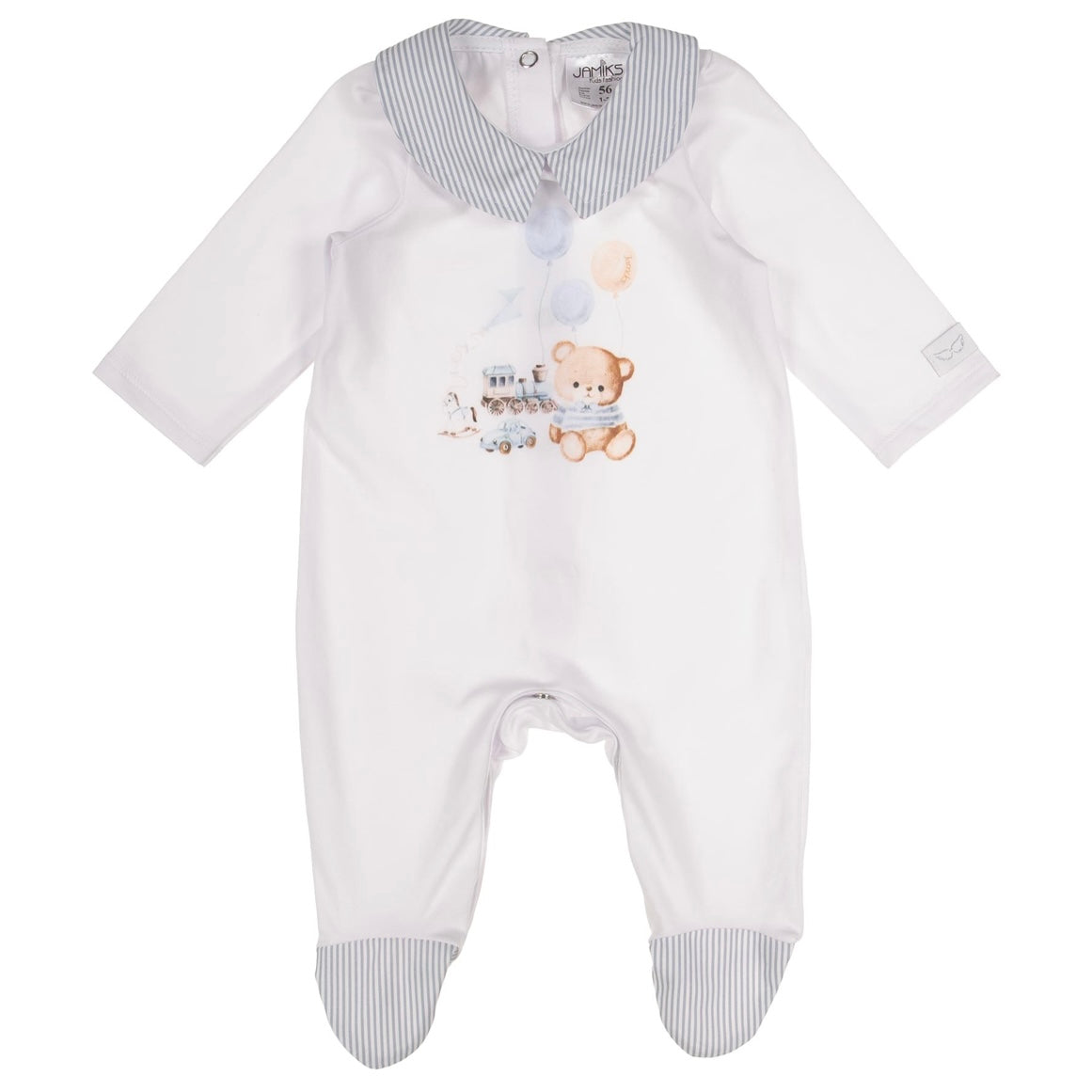 JAMIKS - Otto Bear Babygrow - Blue