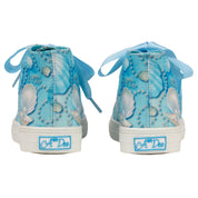 A DEE - Jazzy Ocean Pearl Printed Canvas High Top - Aruba Blue