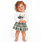 MAYORAL - Plaid Short Set - Pistachio