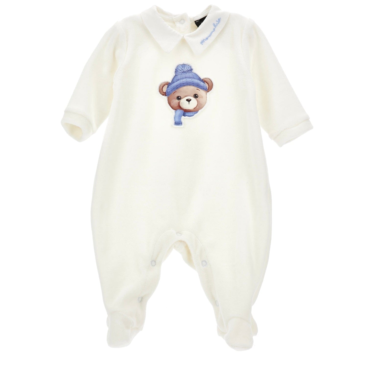 MONNALISA - Teddy  Babygrow  - Cream