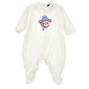 MONNALISA - Teddy  Babygrow  - Cream