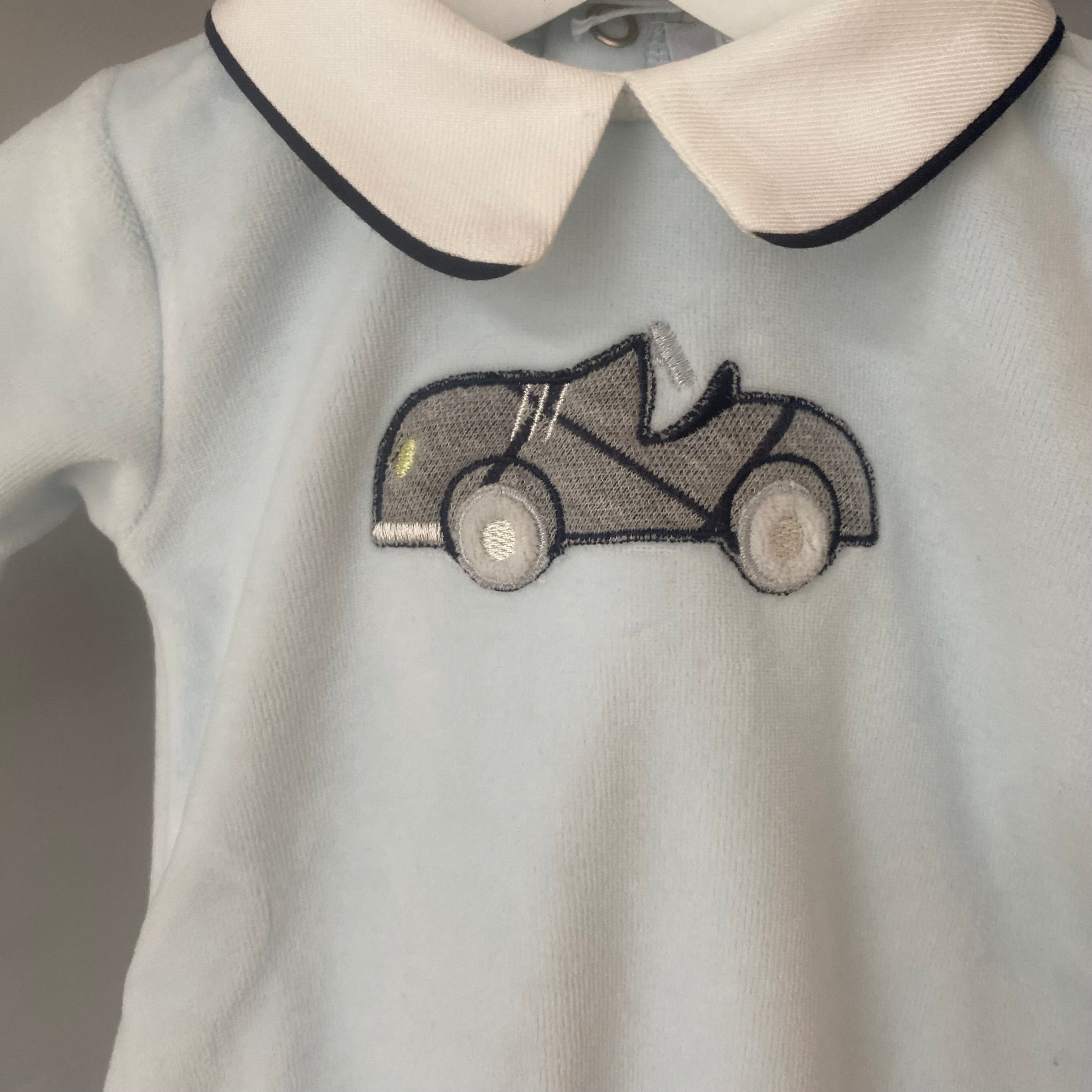 Coccode - Car Babygrow - Baby Blue