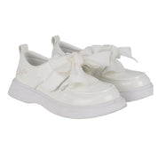 A DEE - A Dee On Ice Mary Bow Shoe - White