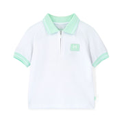 MITCH & SON - Oakland Blue Breeze Polo Short Set - Miami Mint