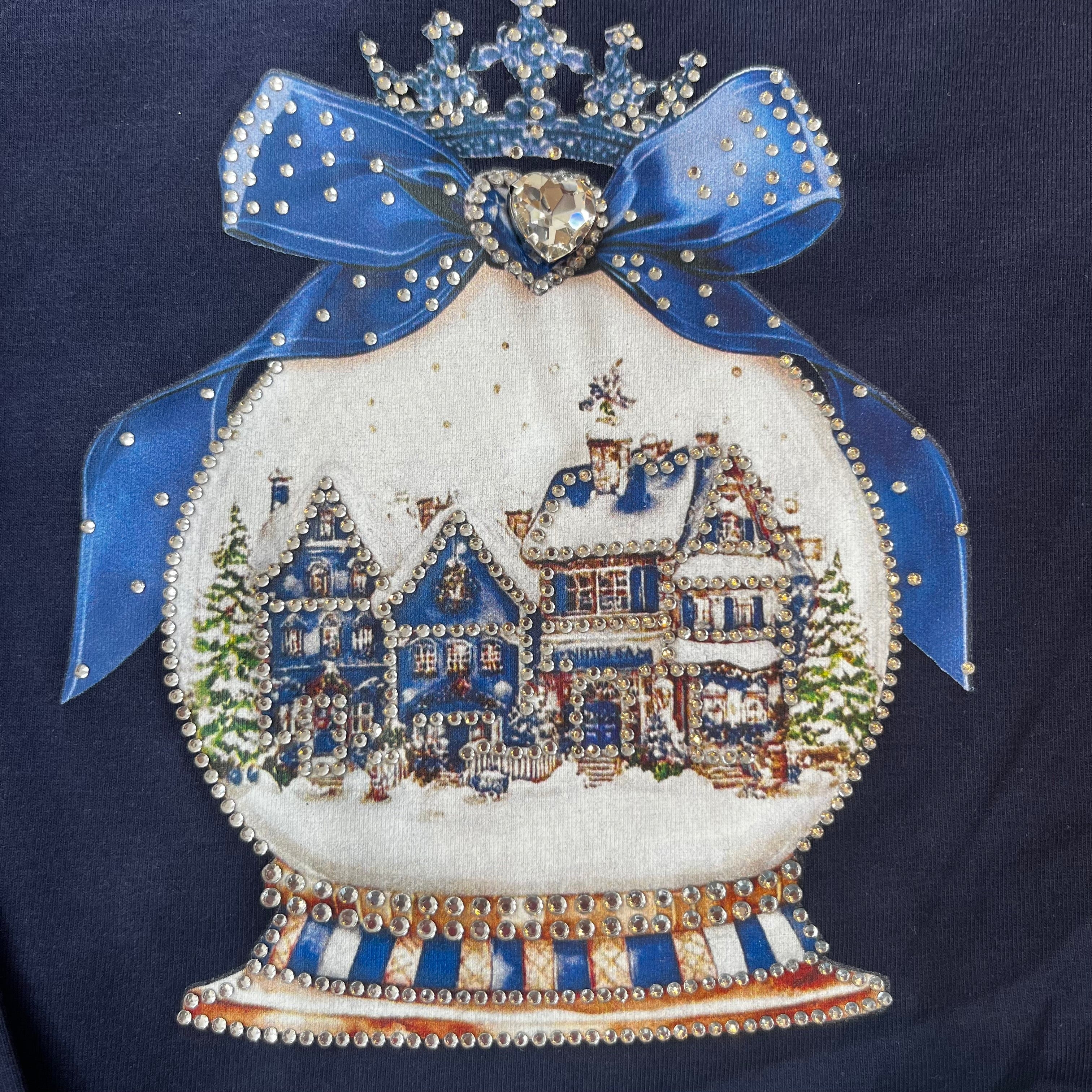 IS - Snow Globe Skirt Set - Navy