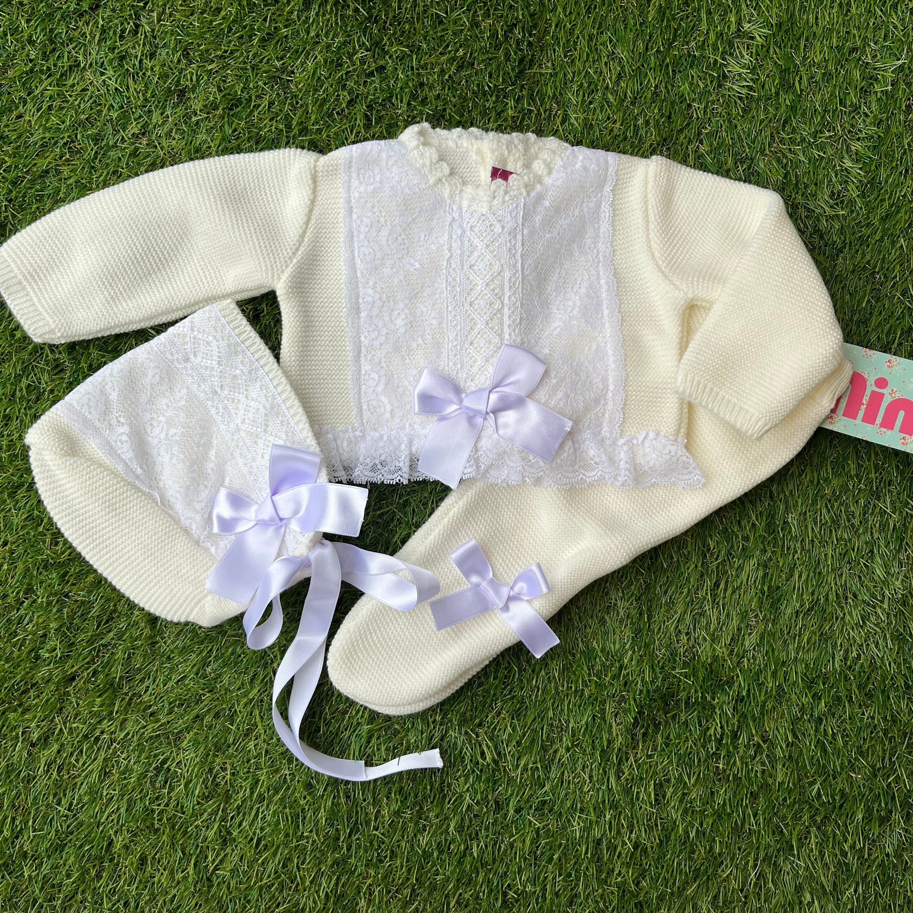 Nini - Three Piece Knit Set  - Ivory