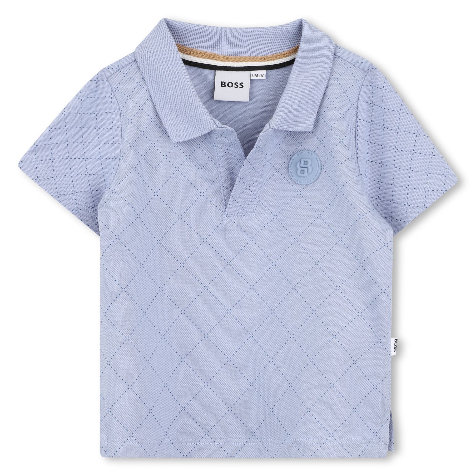 BOSS - Toddler Logo Polo  - Blue