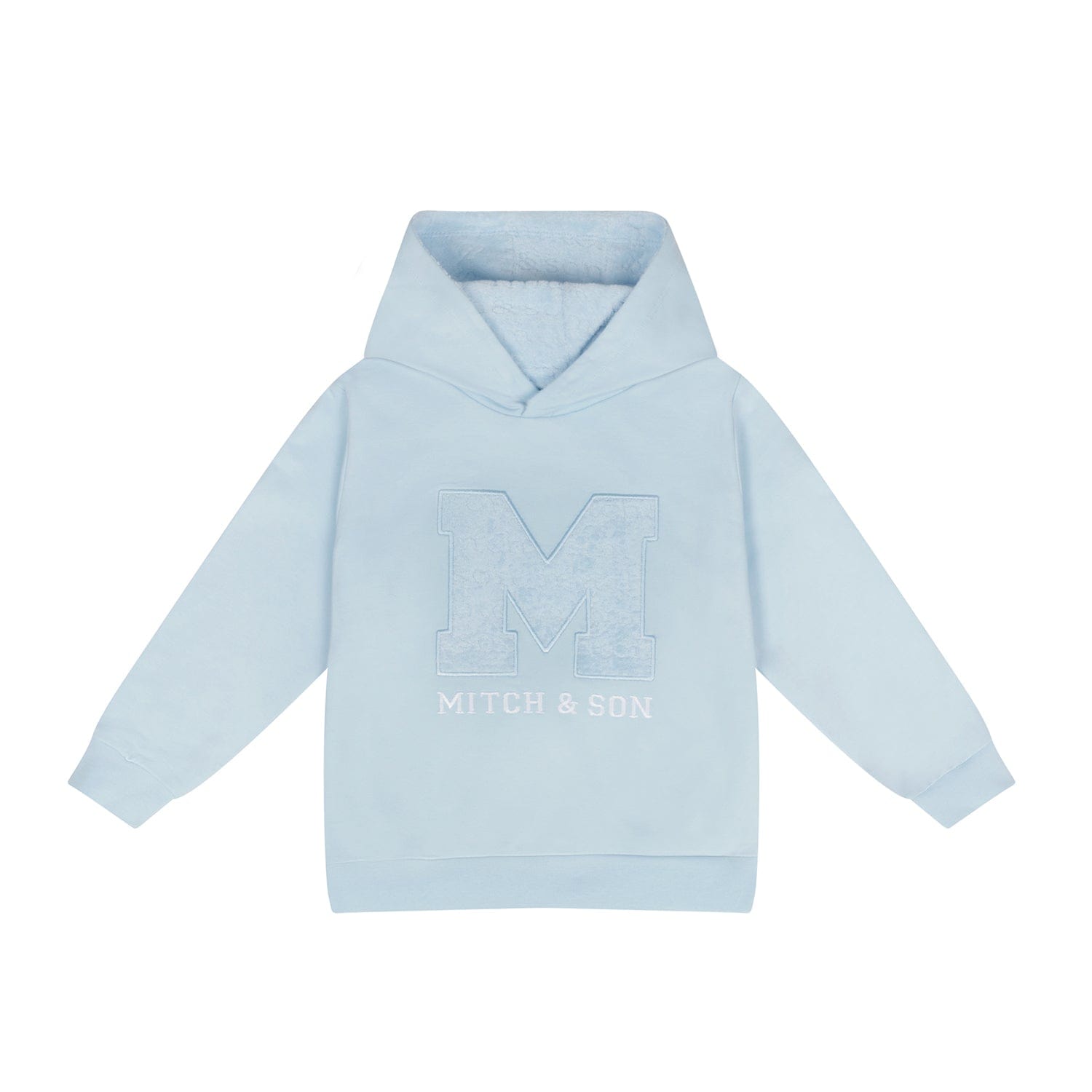 MITCH & SON - Tommy Sandy Shores Hooded Sweat Short Set - Sky Blue