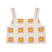 MAYORAL - Crochet Top Short Set - Lilac