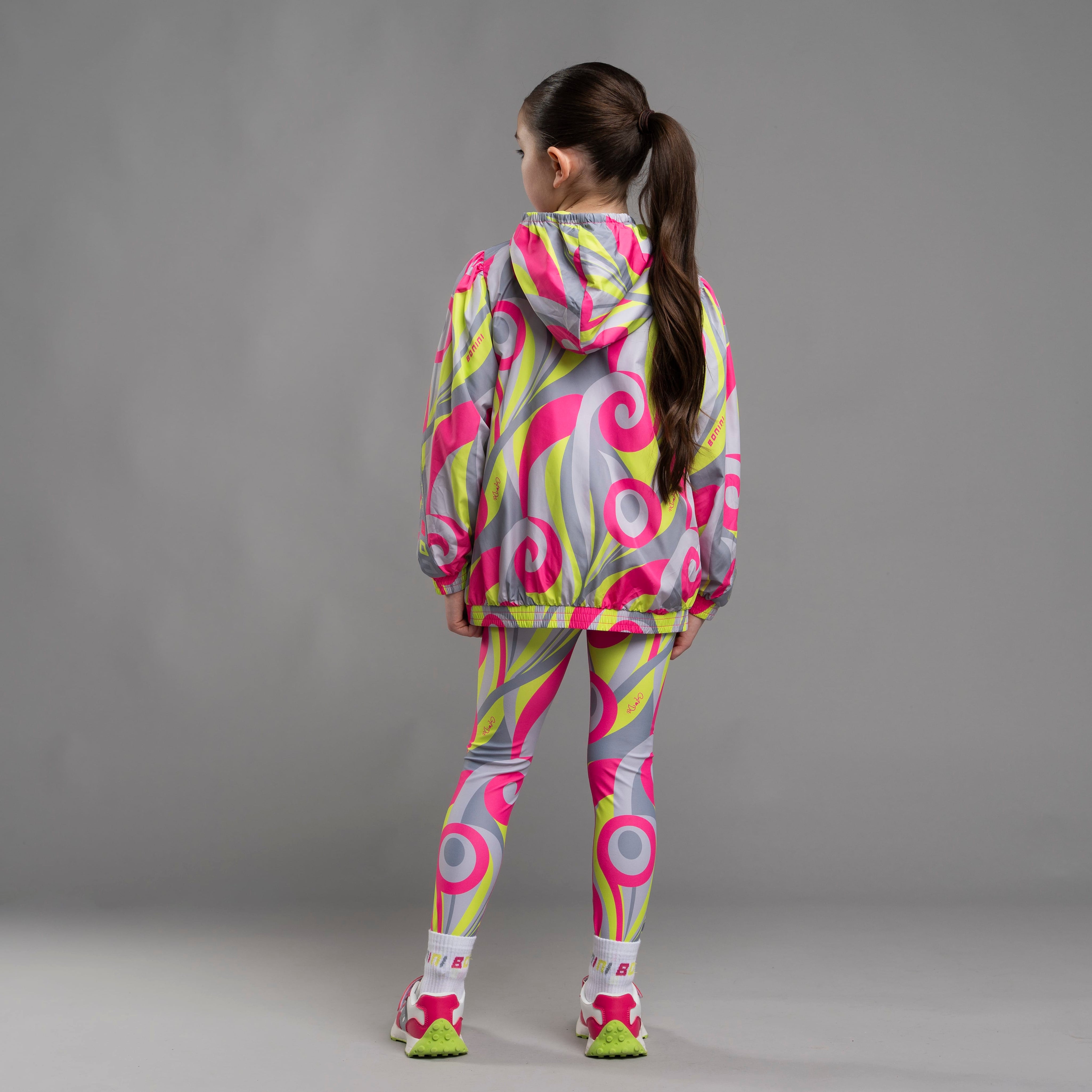 BONINI BY A DEE - Future Printed Tape Jacket - Hot Pink