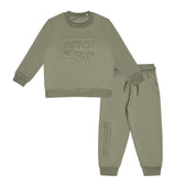 MITCH & SON - Christian Embossed Tracksuit - Khaki