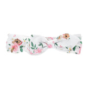 MONNALISA - Rose & Bird Hairband - White