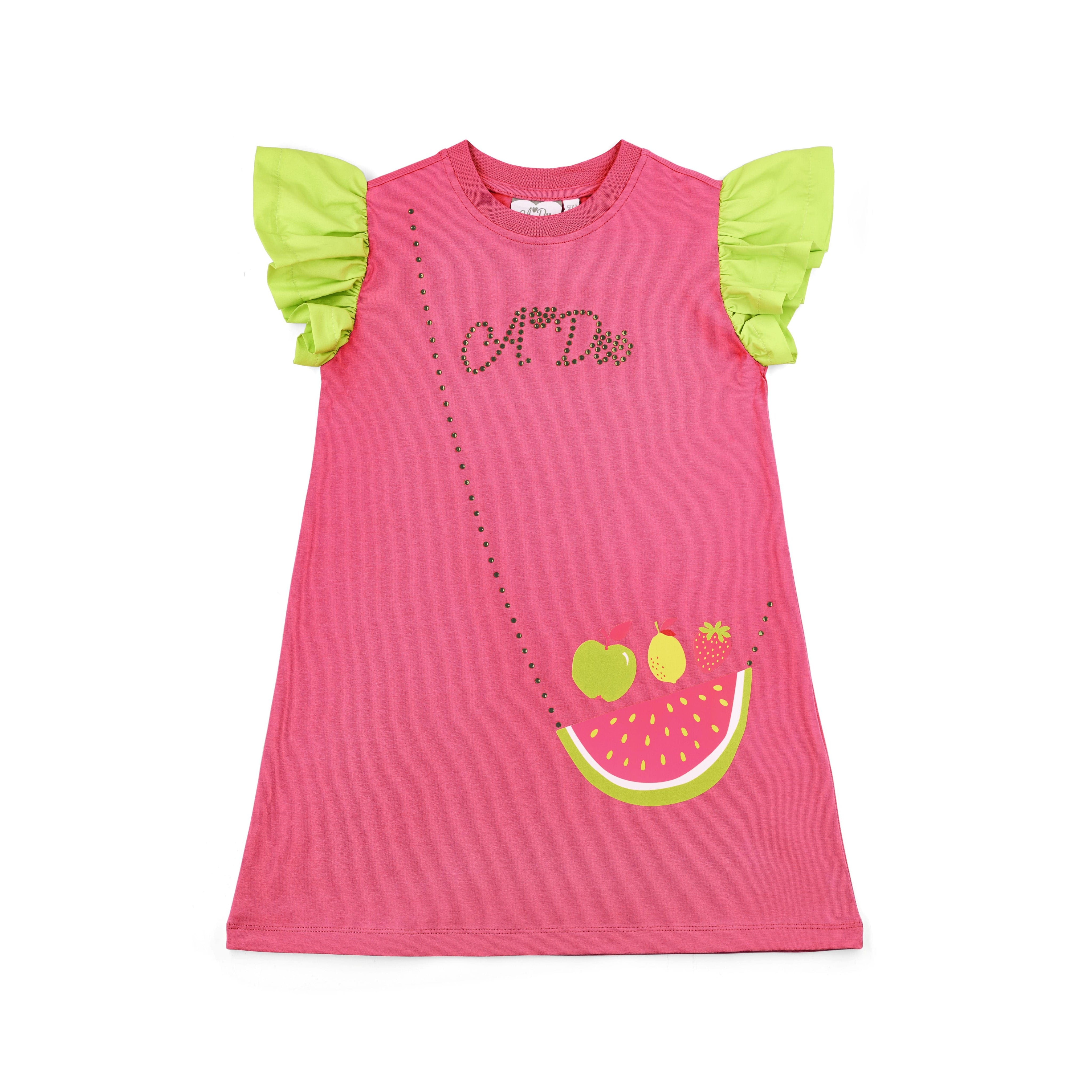 A DEE - Tegan Tutti Frutti  Handbag Dress - Pink