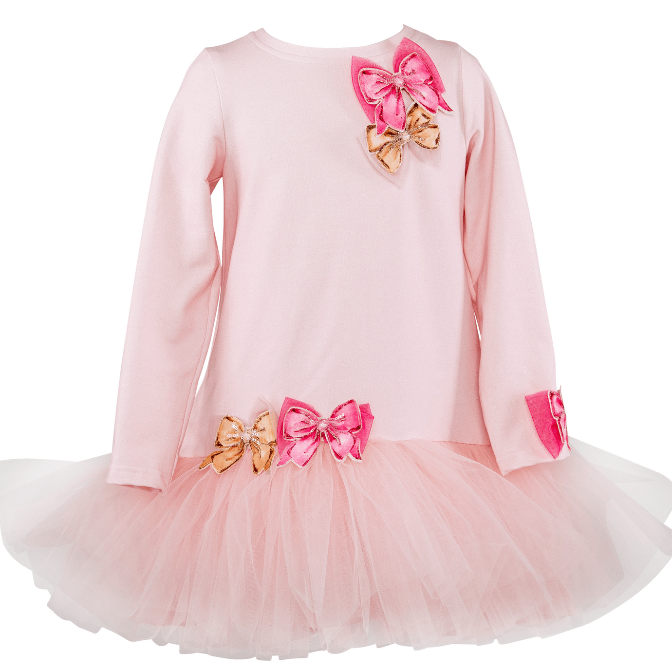 Daga - Pretty In Pink Five Bow Dress - Pink