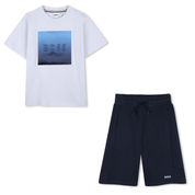 BOSS - Embossed Logo Short Set - Blue