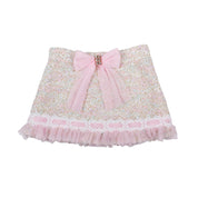 NAXOS - Tweed Four Piece Skirt Set - Pink