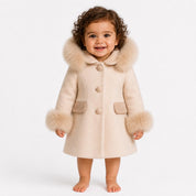 Bimbalo - Fur Hood & Cuff Traditional Coat - Tan