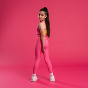 BONINI BY A DEE - Logo Legging Inspire & Colourblock Crop Top Flex - Hot Pink